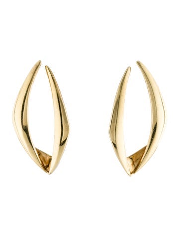 Earrings Drop 18K Geometric