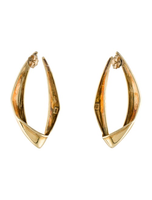 Earrings 18K Geometric Drop Earrings