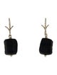 Earrings 18K Pyrite in Matrix Drop Earrings