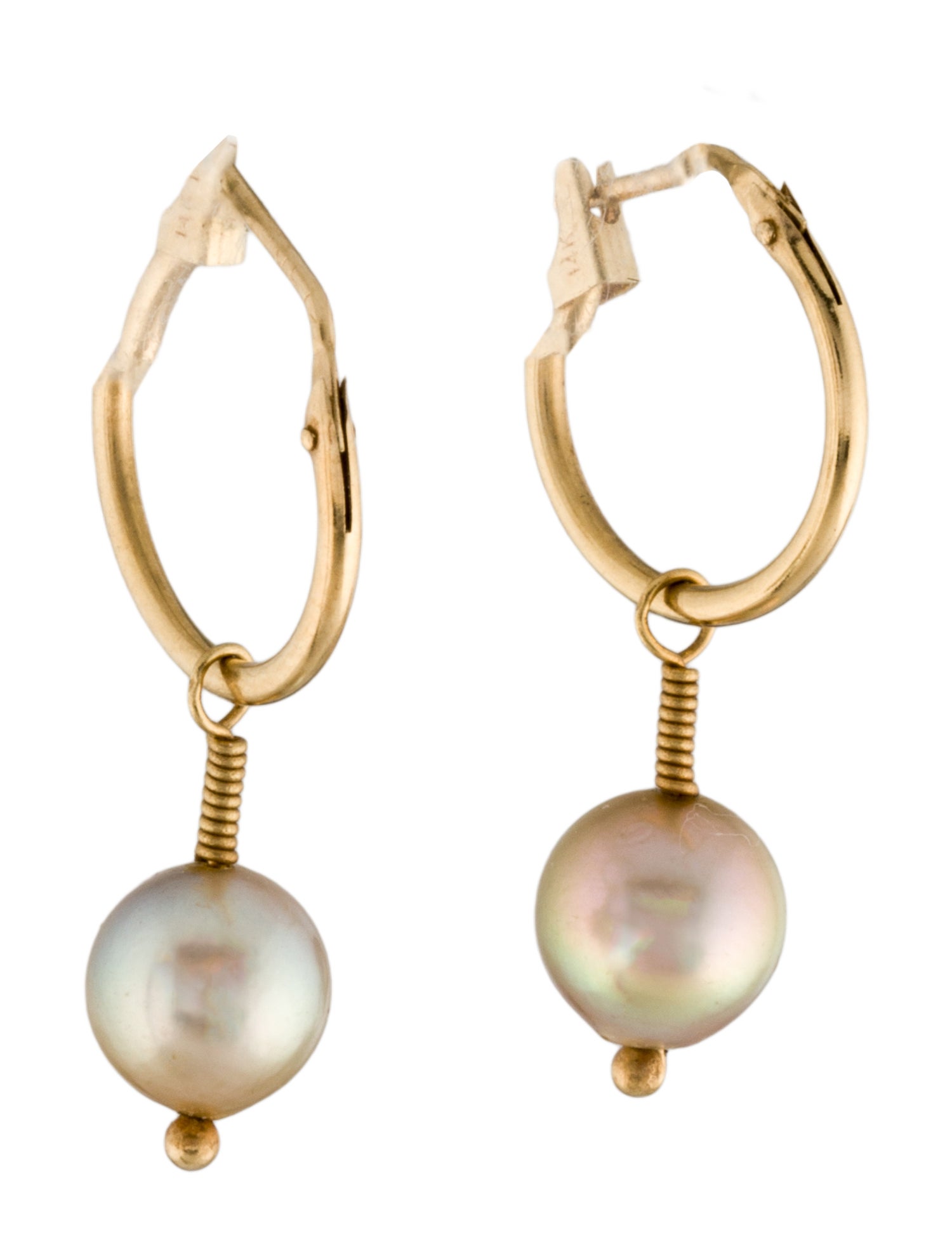 Mejuri Patra Medium Hoops - 18K Rose Gold-Plated Huggie