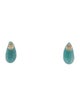 Earrings 18K Amazonite Teardrop Earrings