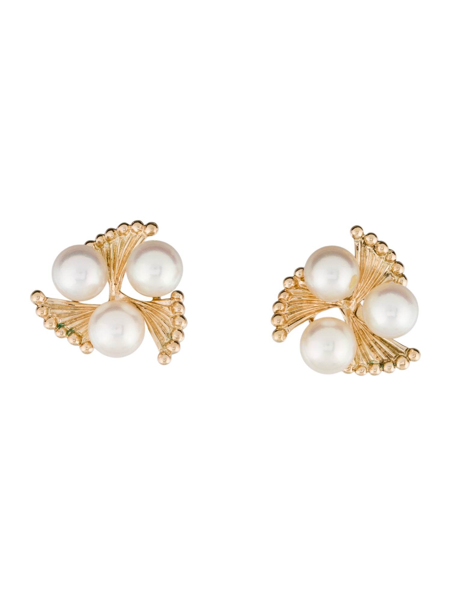 Earrings 14K Pearl Stud Earrings