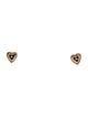 Earrings 14K Sapphire Heart Stud Earrings