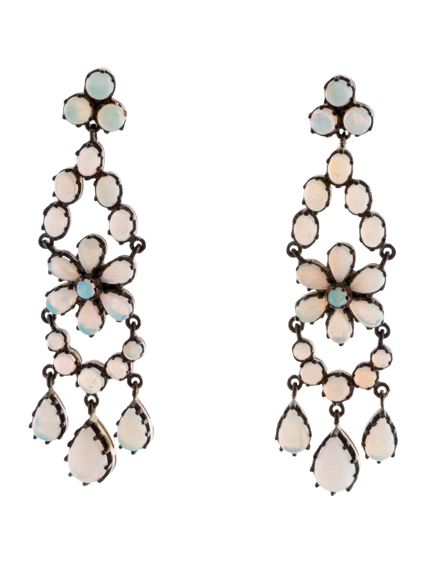 Earrings 14K Opal Drop