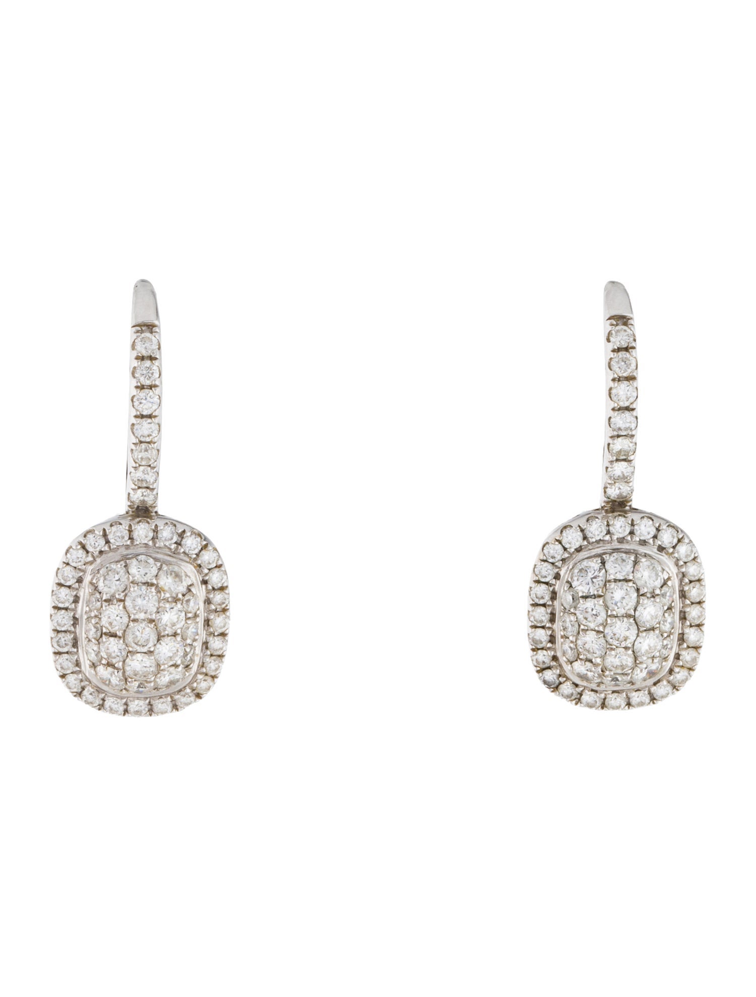 Earrings 18K Diamond Drop