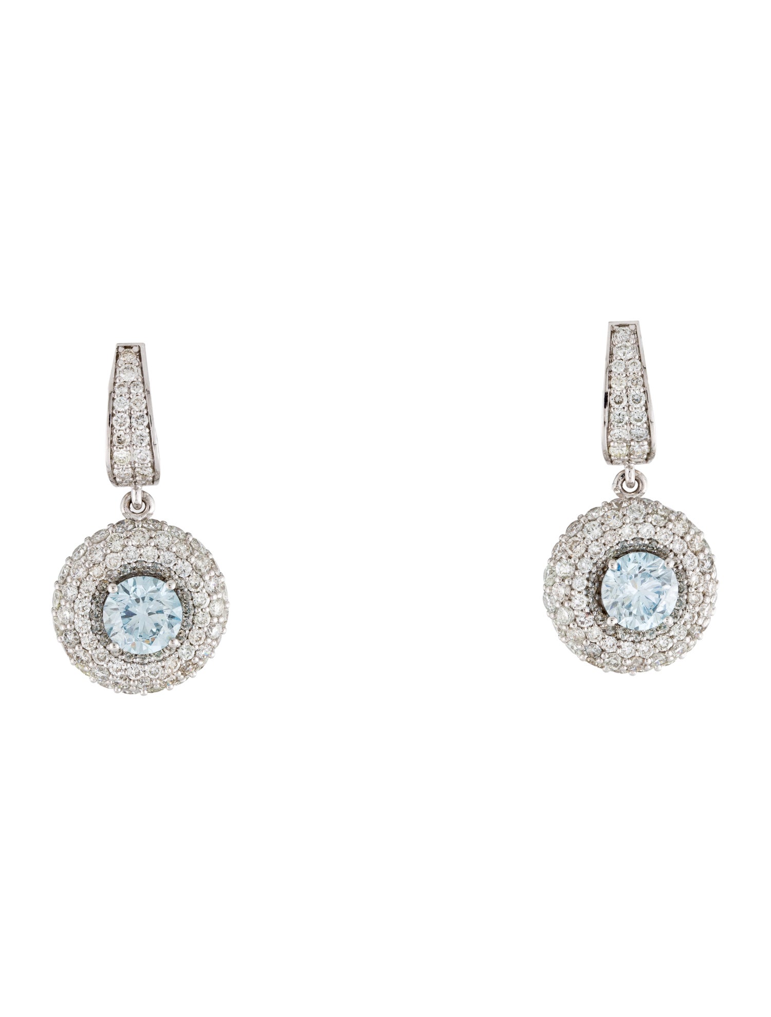 Earrings 14K 4.95ctw Lab-Grown Diamond Drop Earrings
