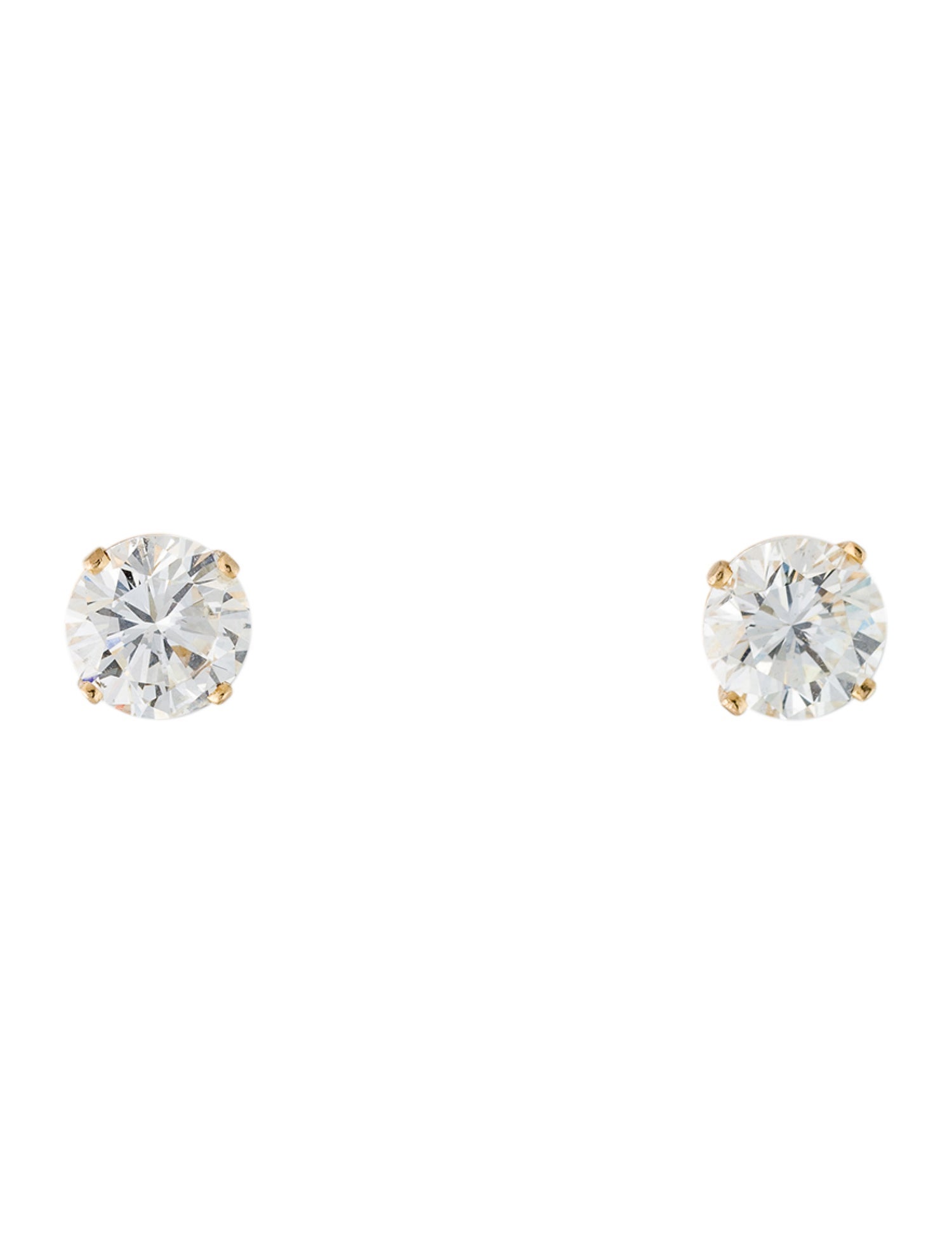 Earrings 14K 2.95ctw Diamond Stud Earrings