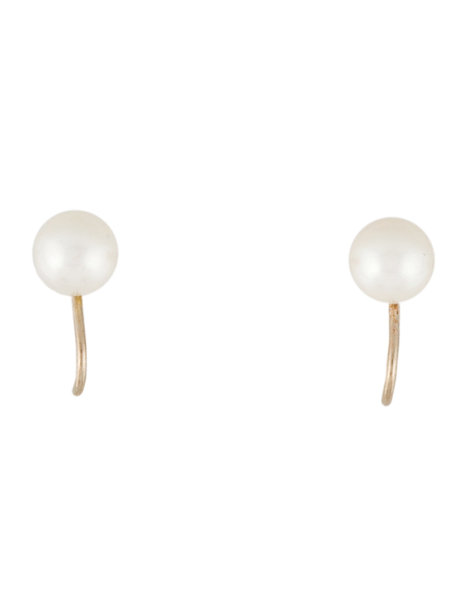 Earrings 14K Pearl Clip-On Stud Earrings