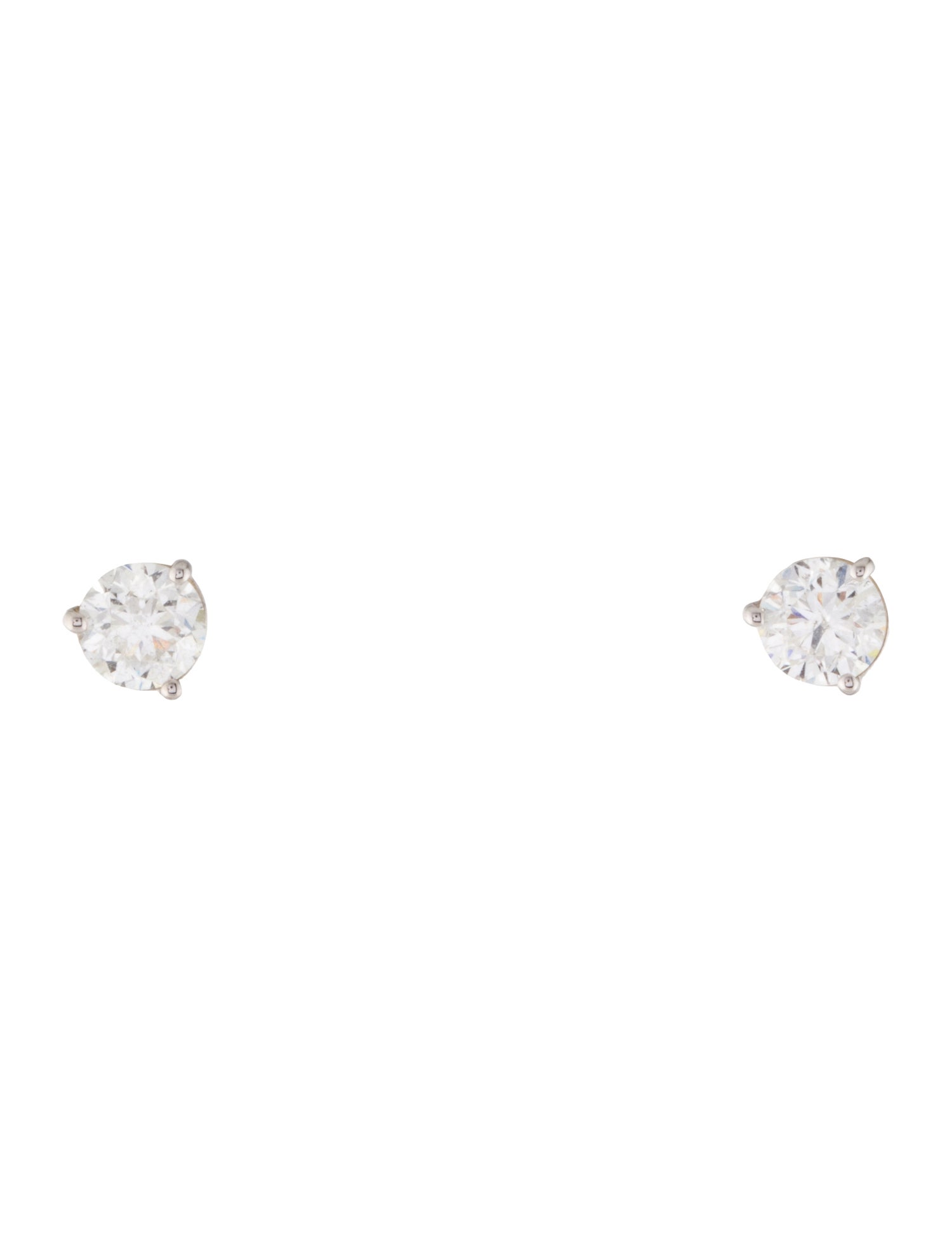 Earrings 18K Diamond Martini Stud Earrings
