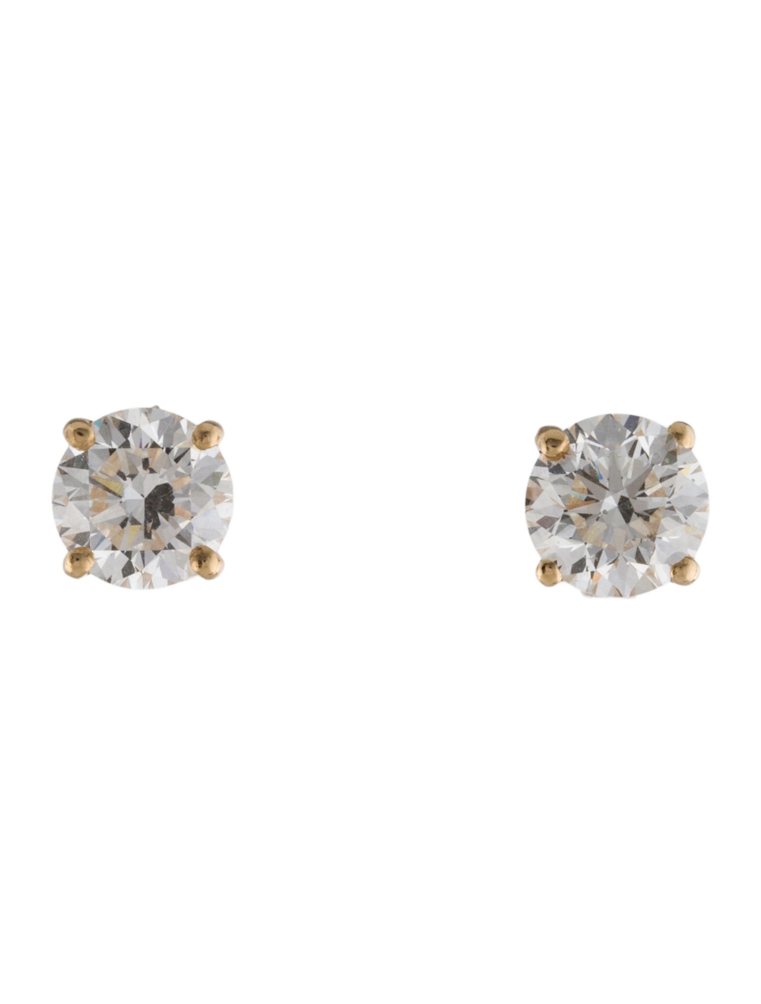 Earrings 14K 2.02ctw Lab-Grown Diamond Stud Earrings