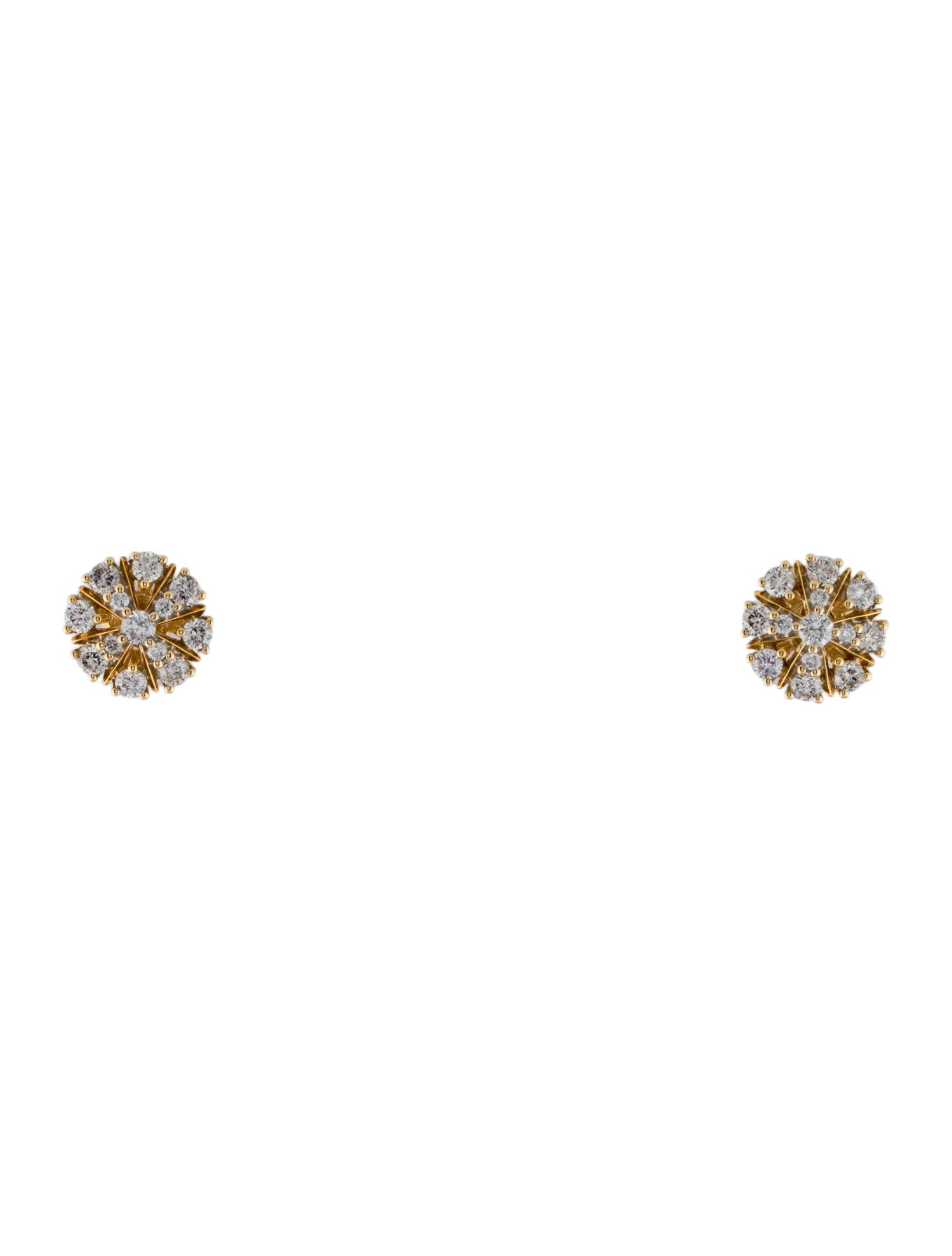 Earrings 14K 1.06ctw Diamond Stud Earrings