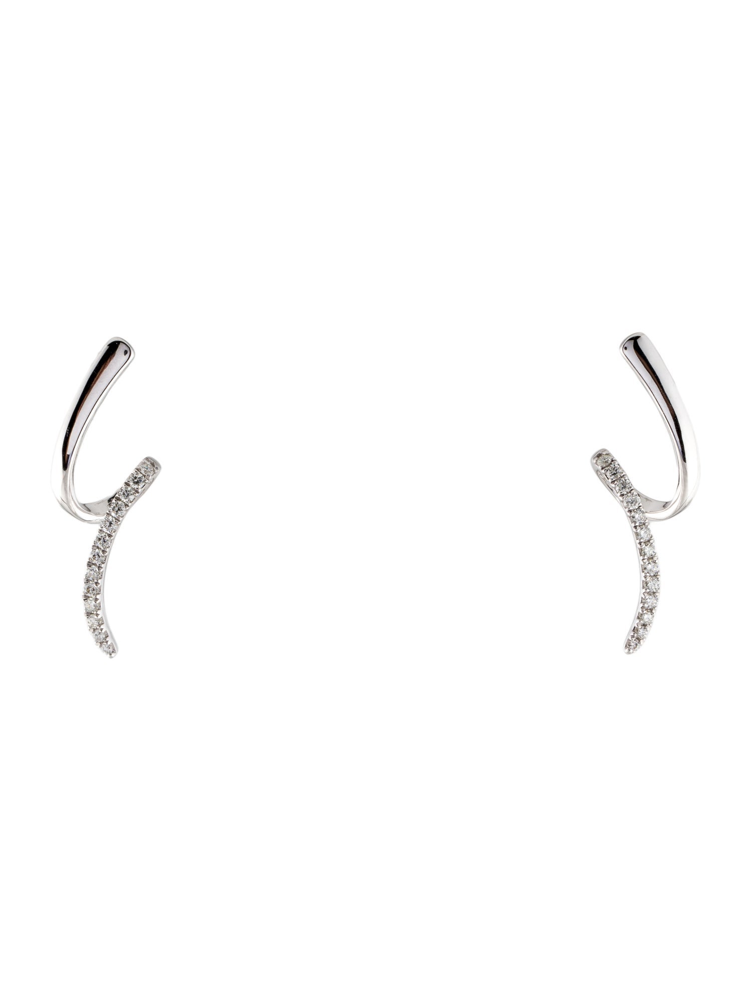 Earrings 14K Diamond Drop Earrings