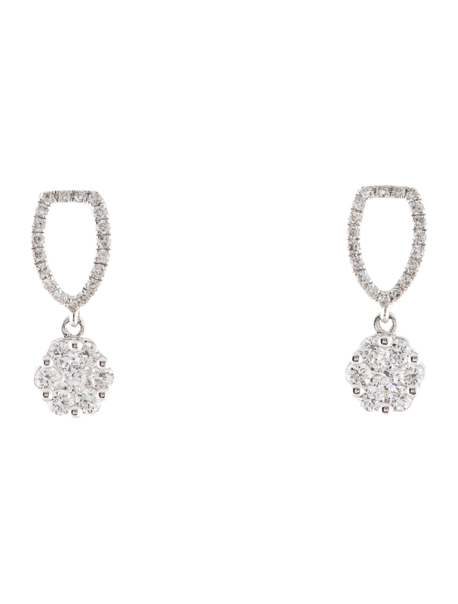 Earrings 14K Diamond Drop