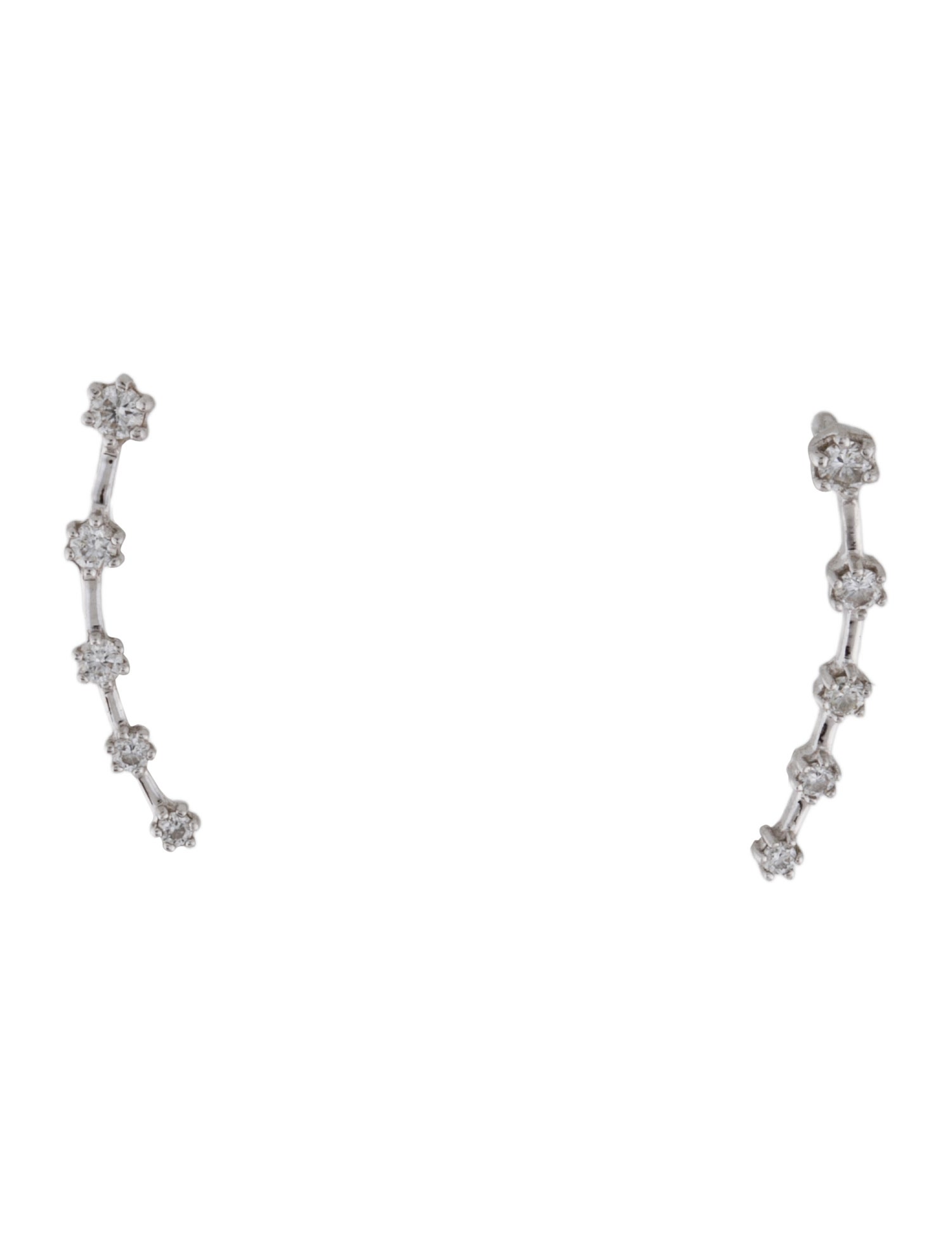 Earrings 14K Diamond Ear Climber