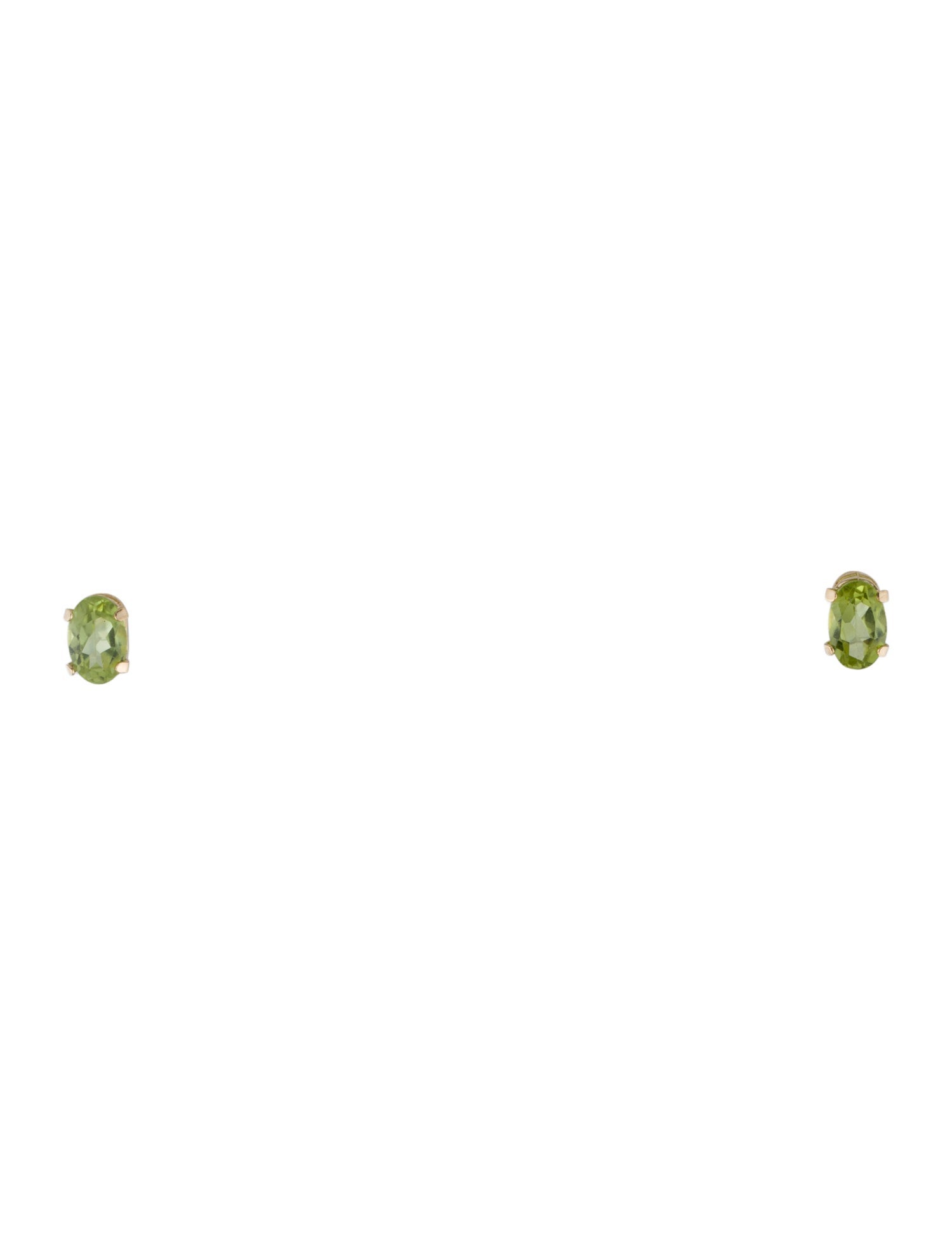 Earrings 14K Peridot Stud Earrings