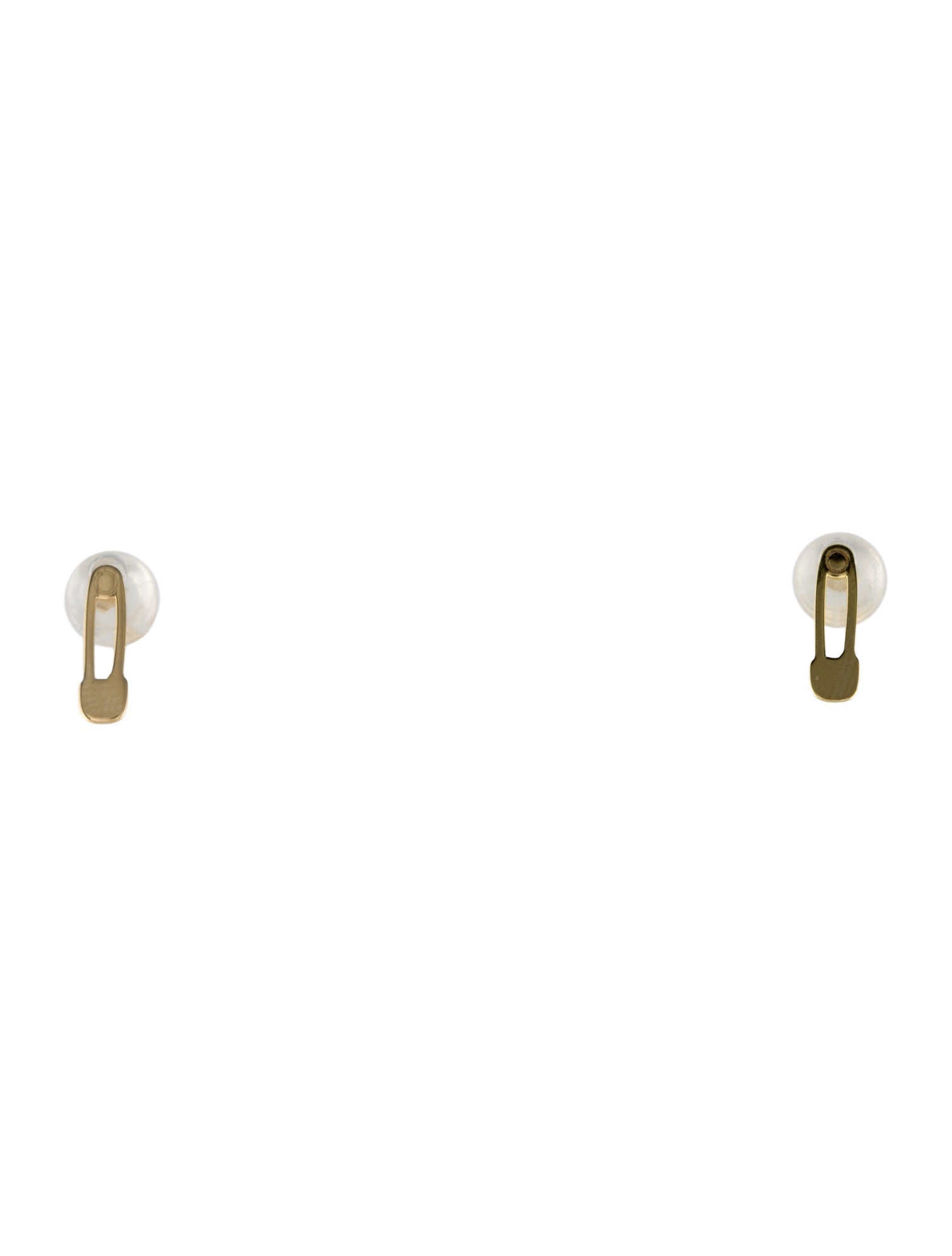 Earrings 14k Safety Pin Stud Earrings