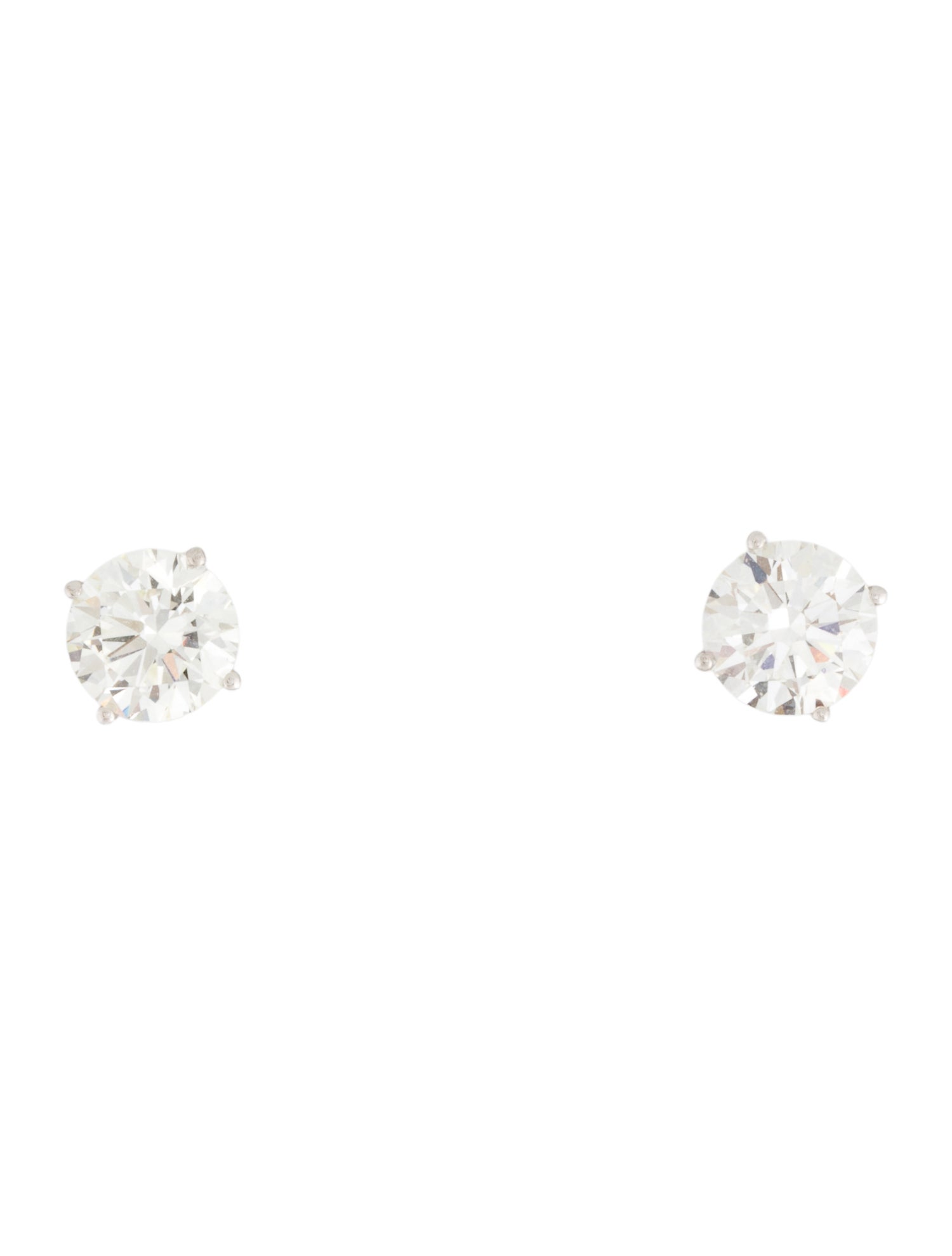 Earrings 14K 3.14ctw Lab-Grown Diamond Stud Earrings