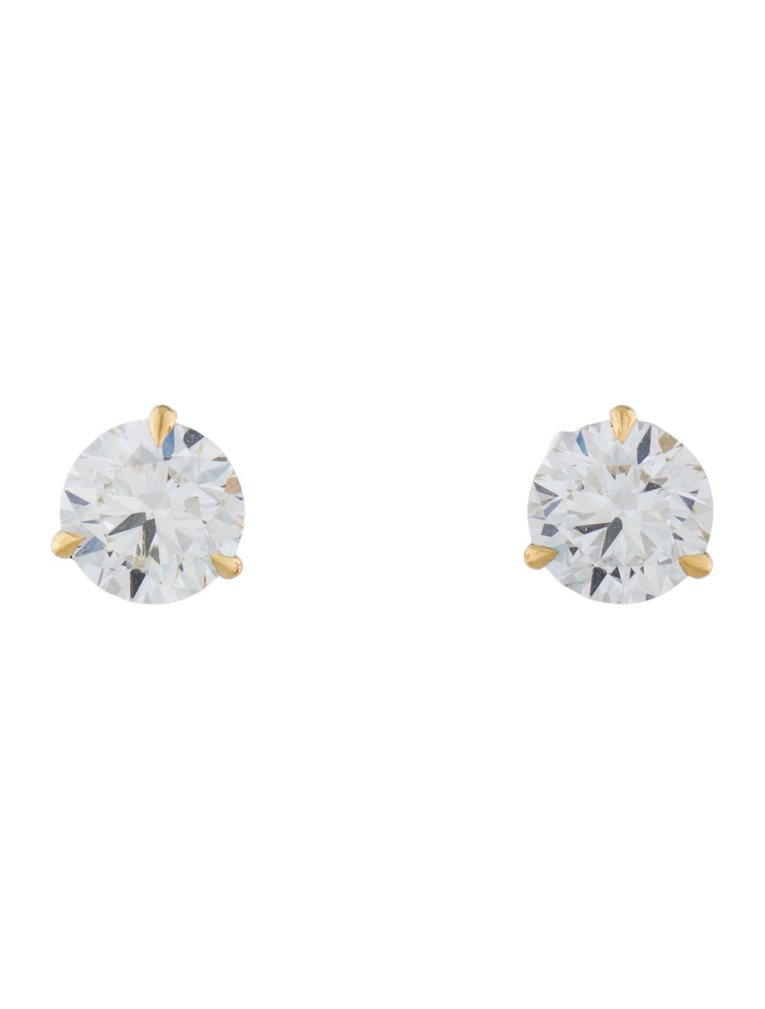 Earrings 18K 3.92ctw Lab-Grown Diamond Stud Earrings