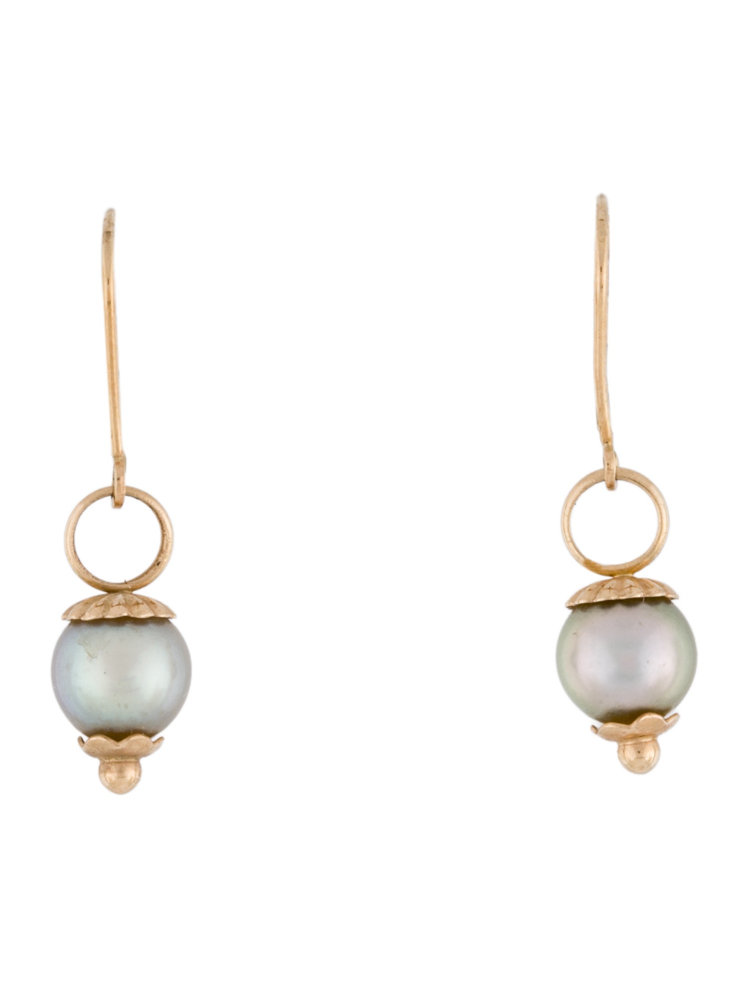 Earrings 14K Pearl Drop Earrings