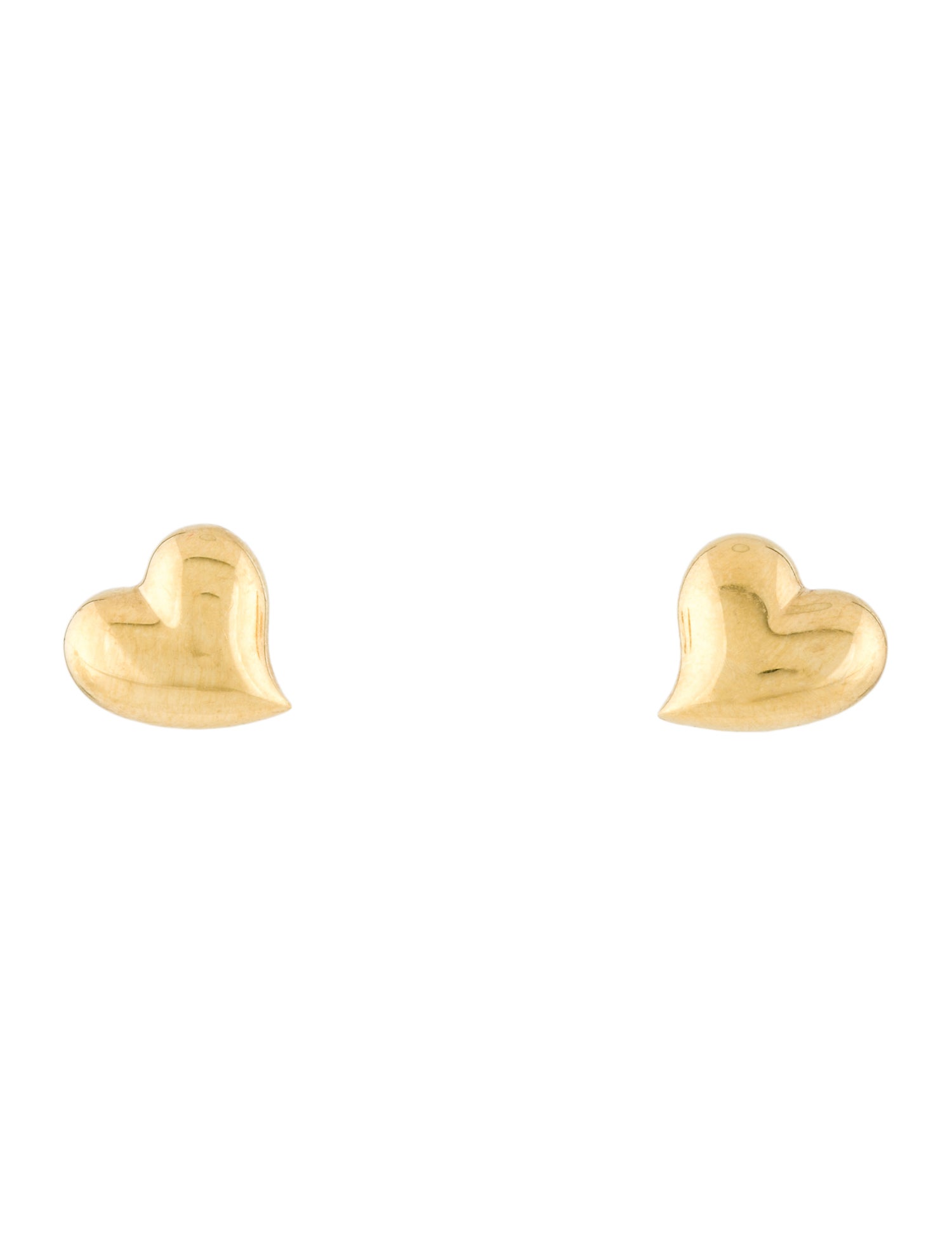 Earrings 18K Heart Stud Earrings