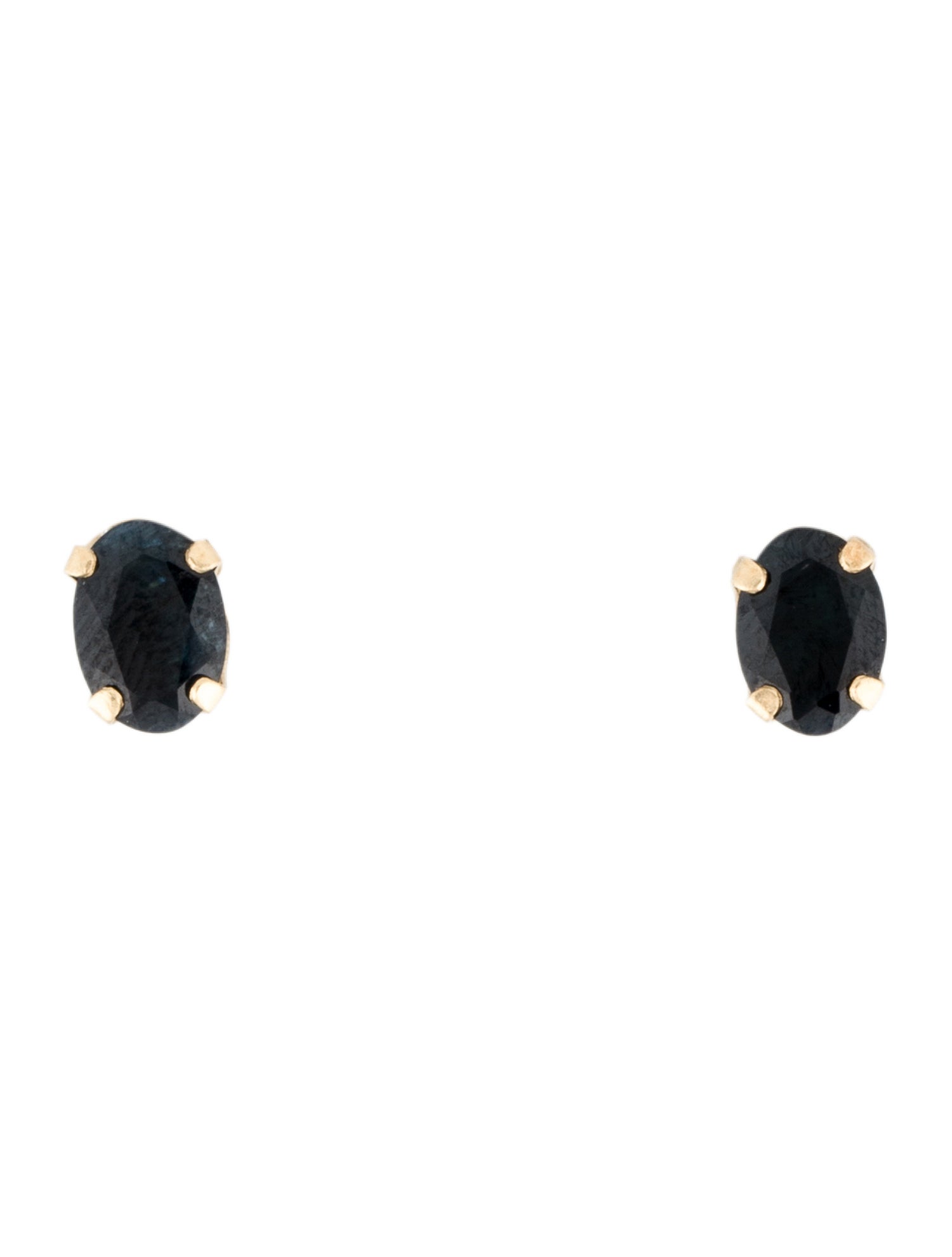Earrings 14K 1.90ctw Sapphire Stud