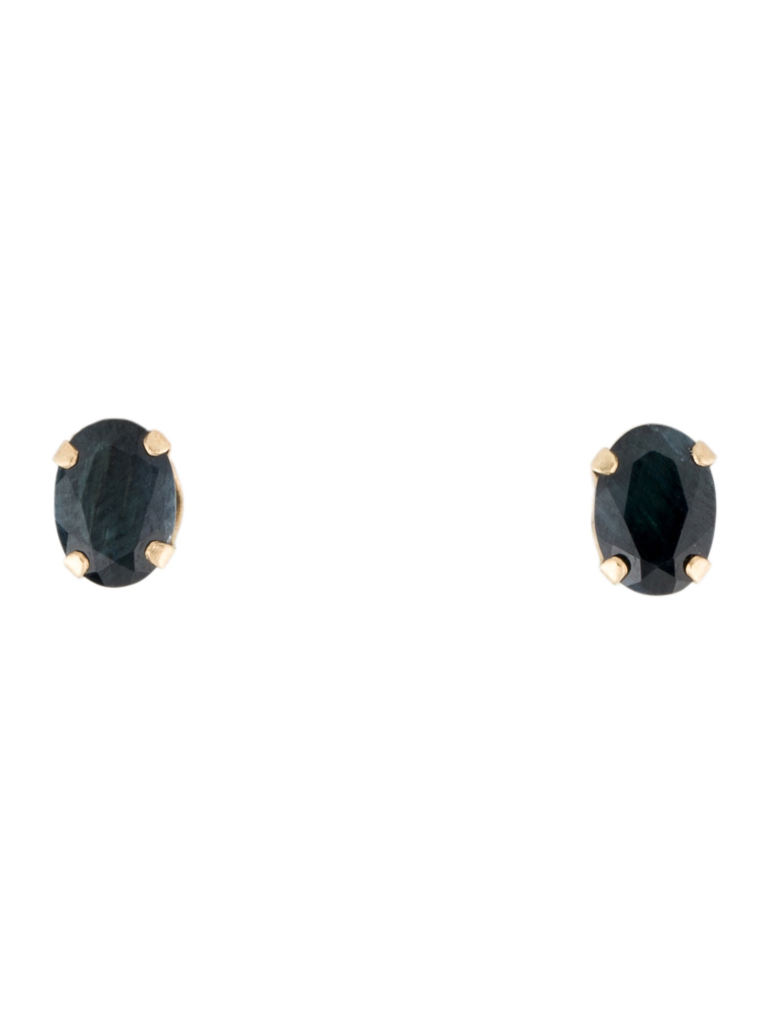 Earrings 14K 1.83ctw Sapphire Stud Earrings