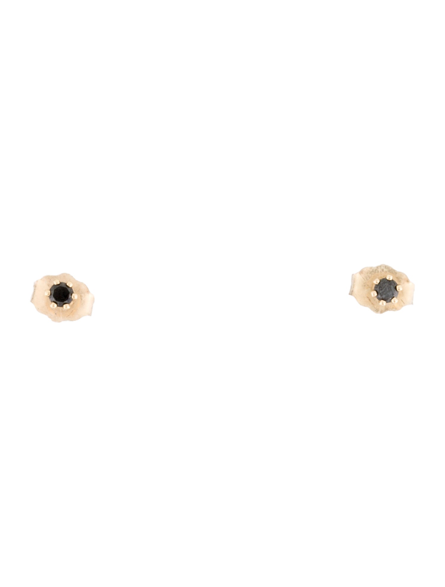 Satomi Kawakita 14K Black Diamond Baby Studs