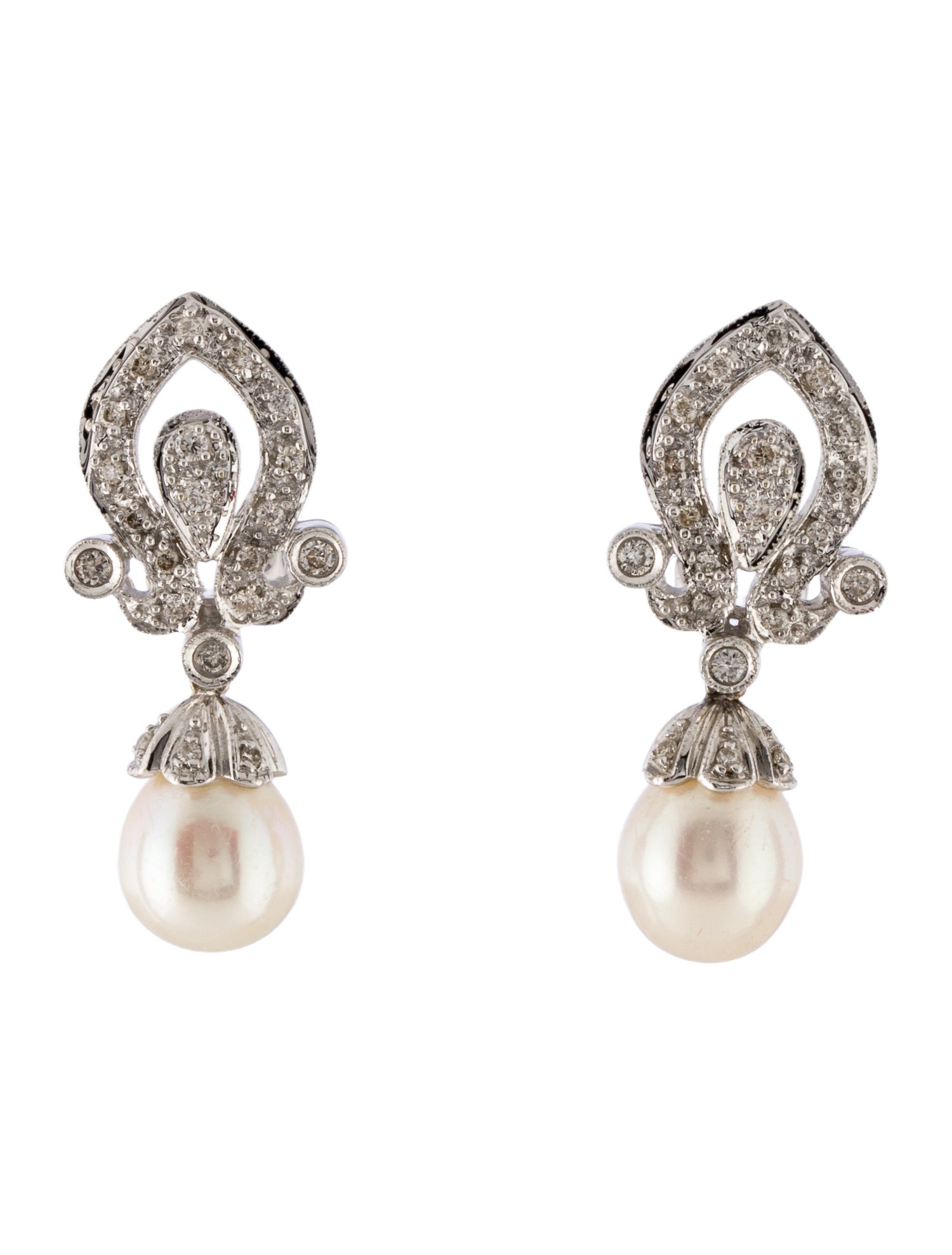 Mejuri Pearl Charlotte Puffy Drop Earrings - Sterling Silver