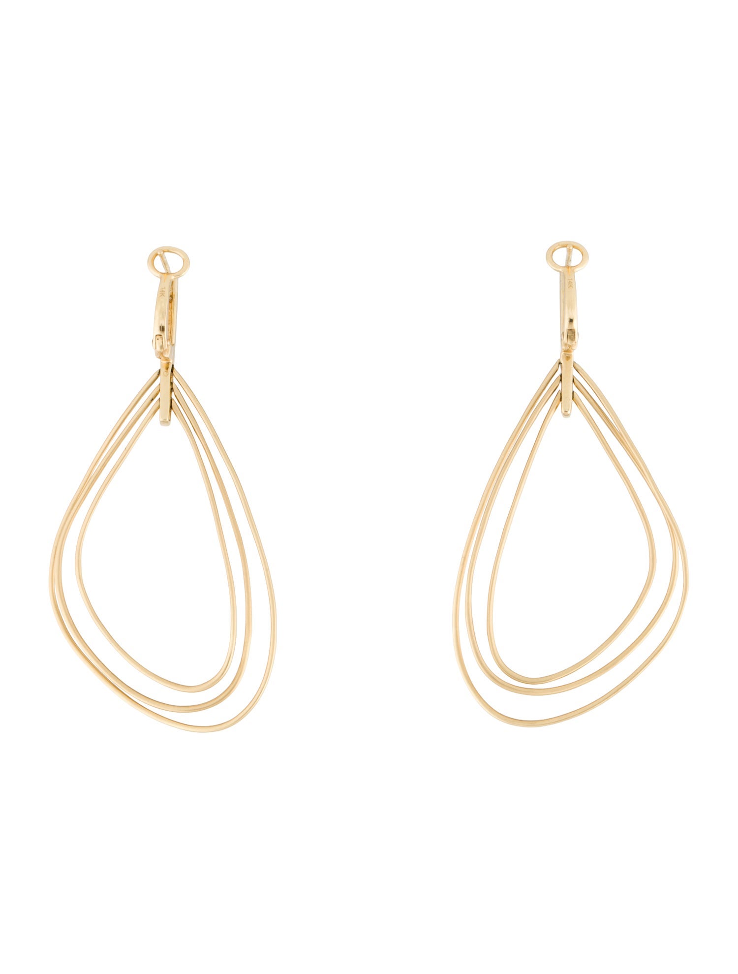 Earrings 14K Diamond Drop Earrings