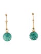Earrings 14K Turquoise Drop Earrings