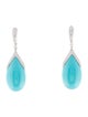 Earrings 18K Diamond & Resin Drop Earrings