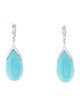 Earrings 18K Diamond & Resin Drop Earrings