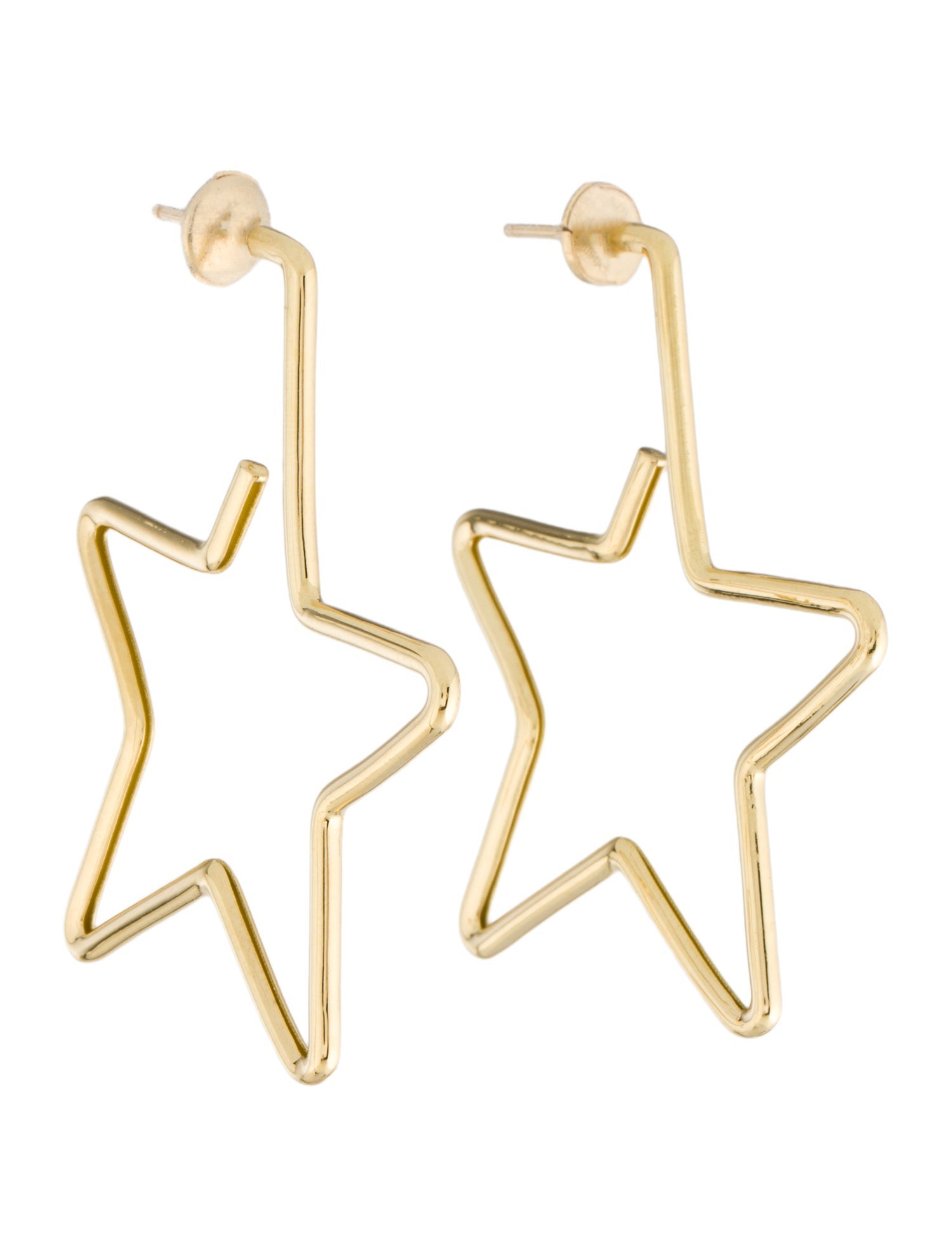 Earrings 18K Star Earrings
