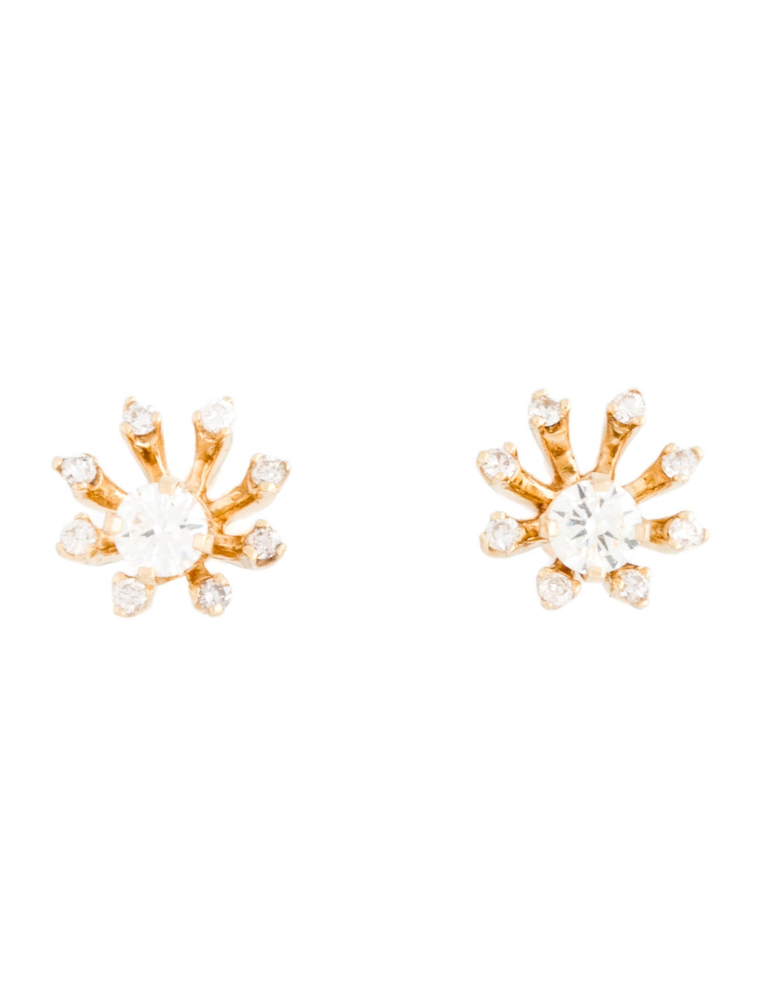 Earrings 14K Diamond Convertible Stud