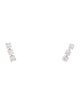Earrings 14K Diamond Bar Studs