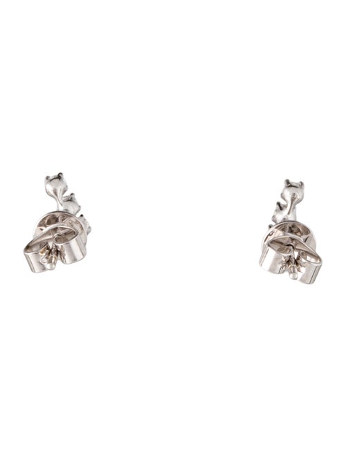 Earrings 14K Diamond Bar Studs