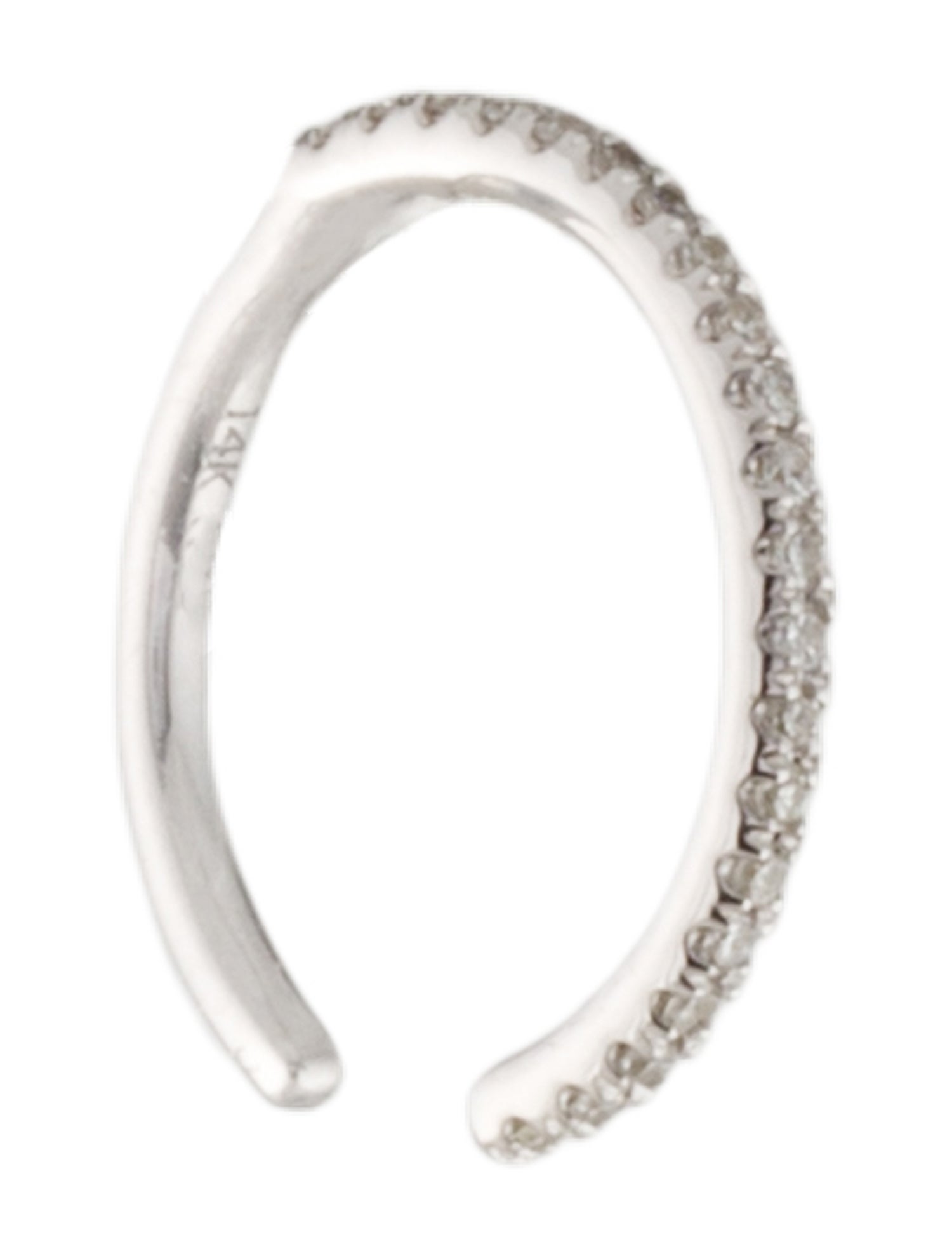 Earrings 14K Diamond Ear Cuff