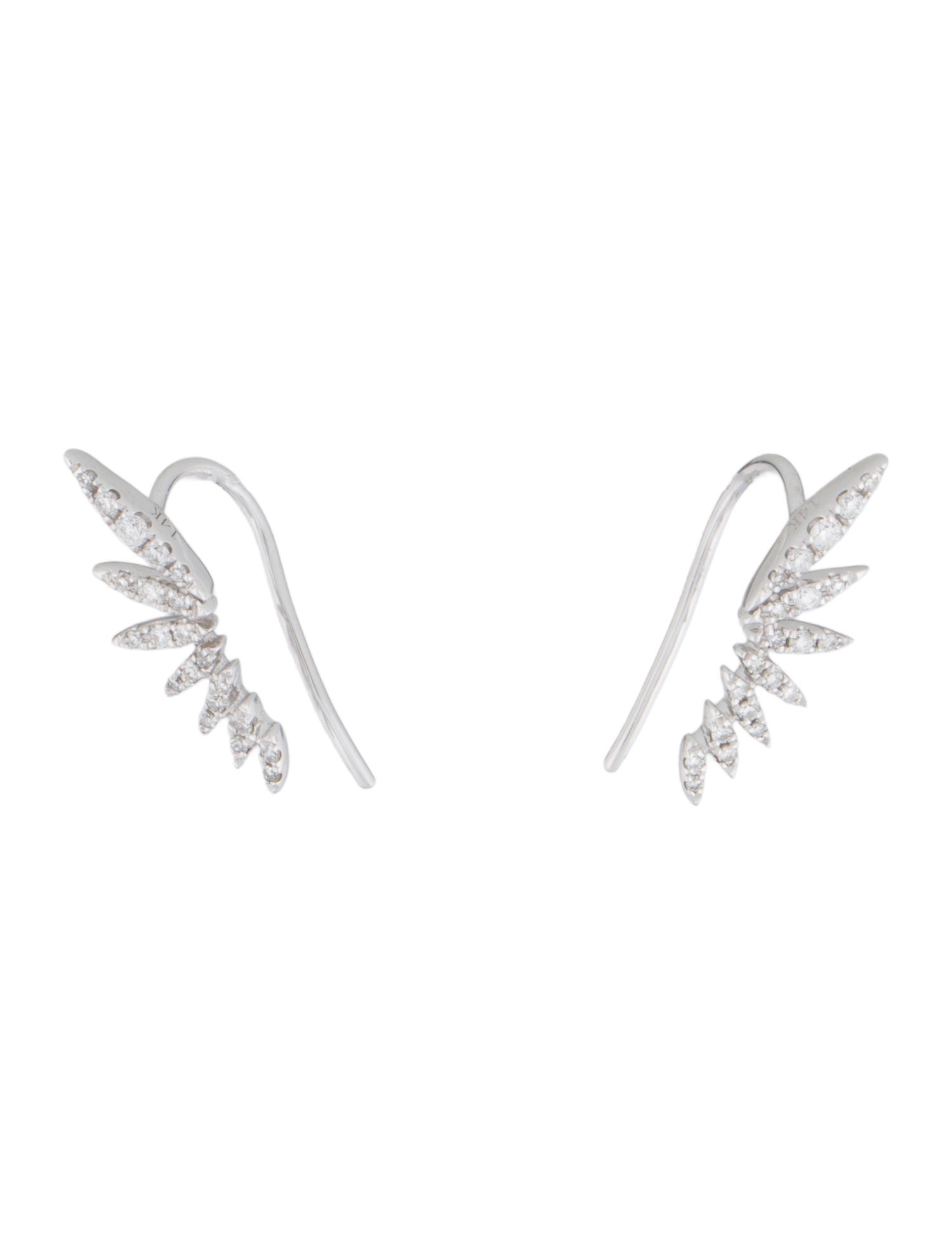 Earrings 14K Diamond Ear Climber