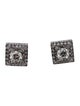 Earrings 14K 4.79ctw Diamond Square Jacket Stud