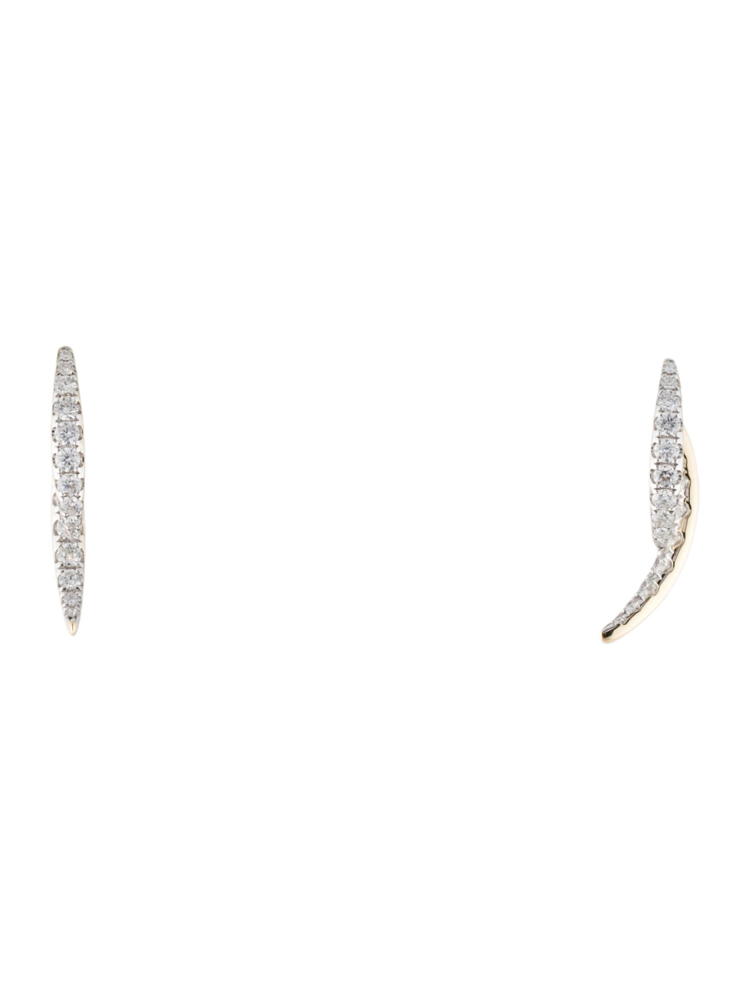 Earrings 14K Diamond Drop Earrings