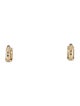 Earrings 14K Diamond Huggie Hoop Earrings