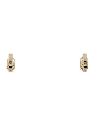 Earrings 14K Diamond Huggie Earrings