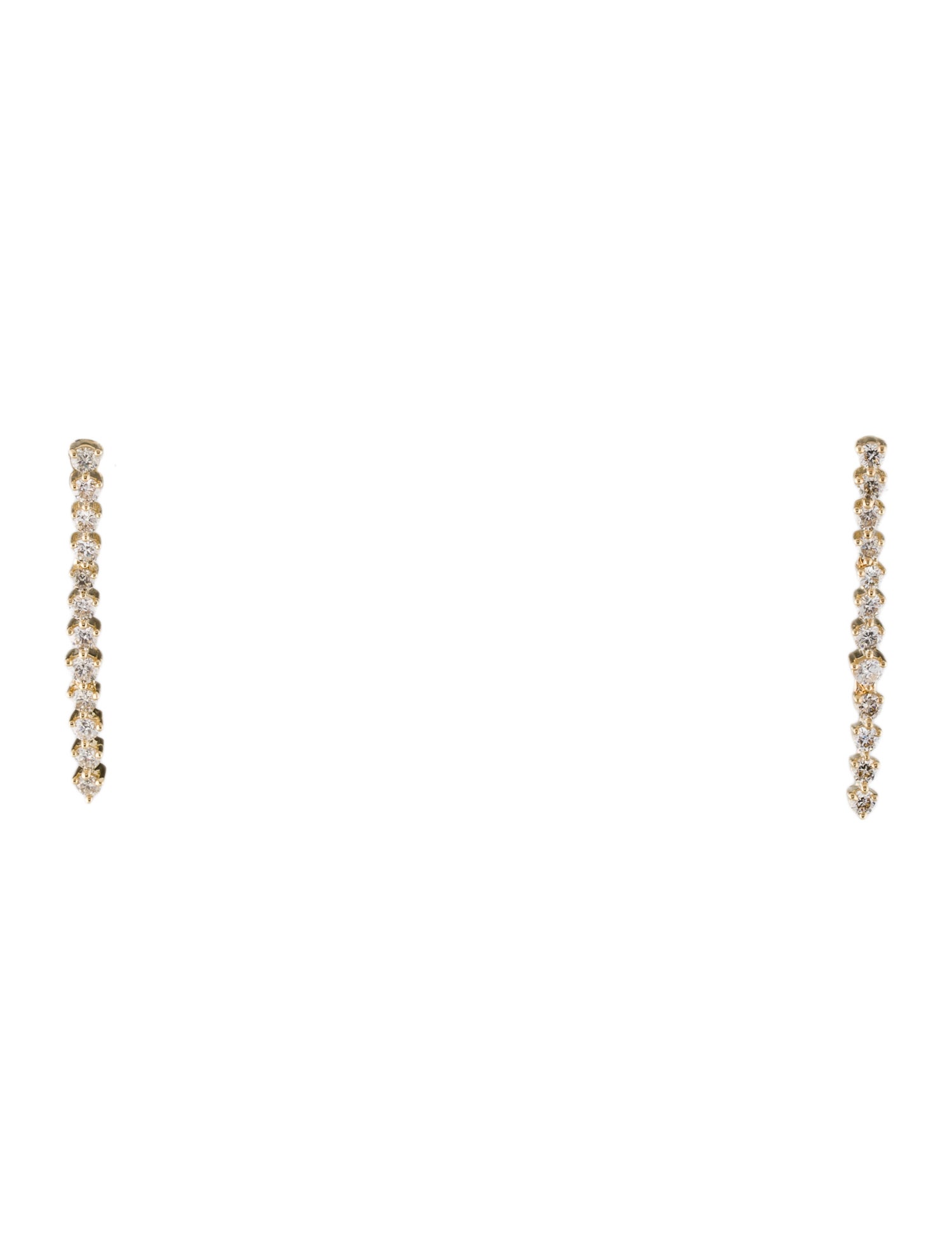 Earrings 14K Diamond Drop Earrings