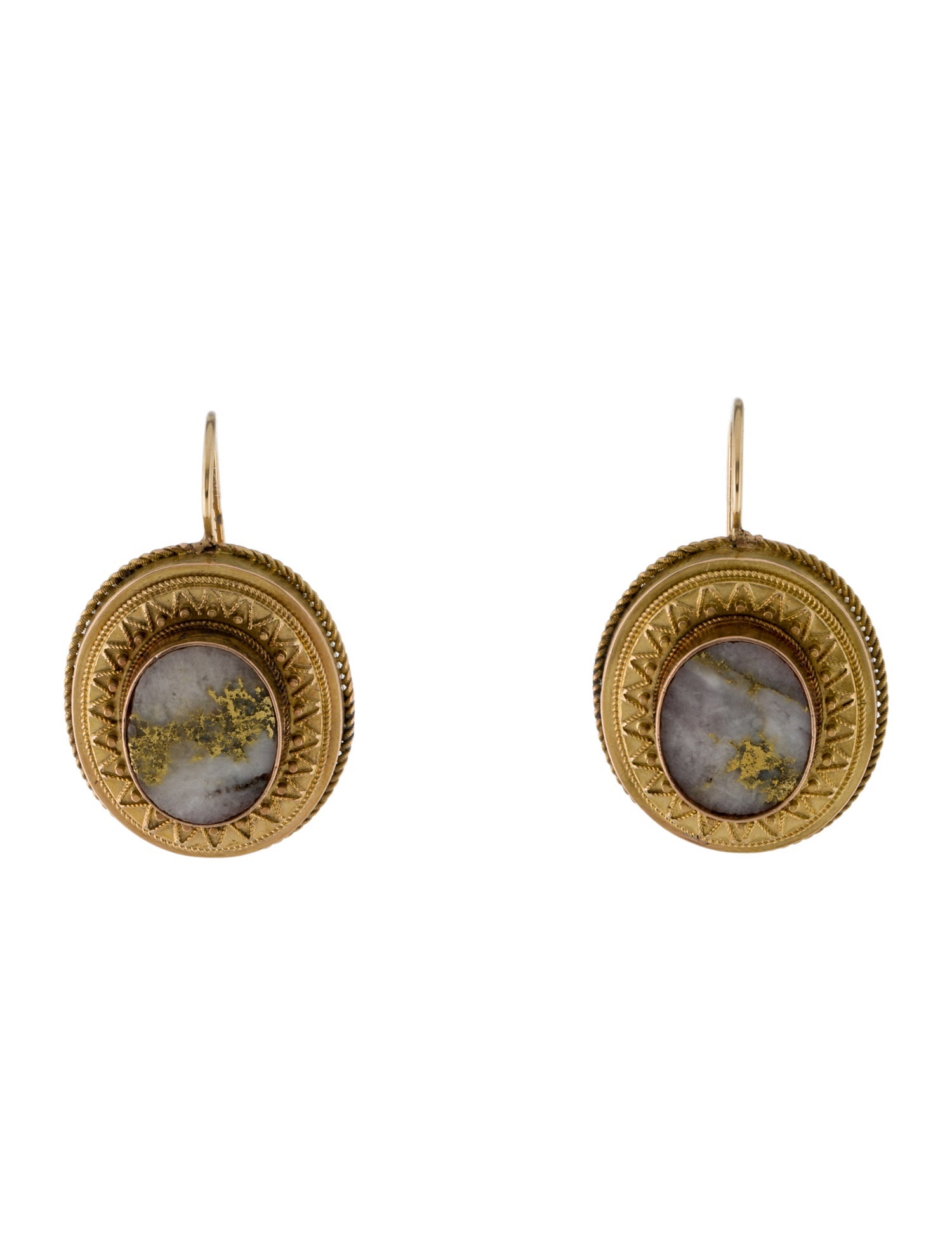 Earrings 18K Quartzite Drop Earrings