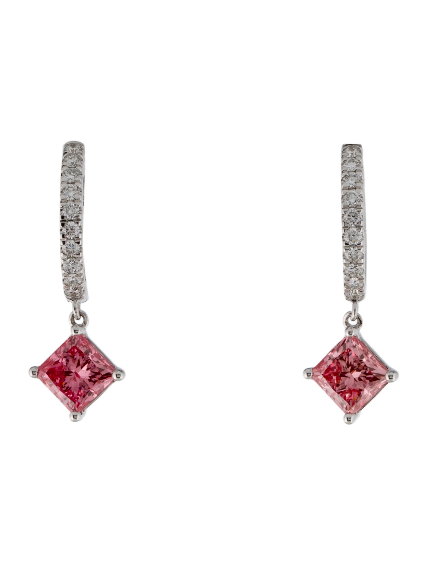 Earrings 14K 2.30ctw Lab-Grown Diamond Drop Earrings