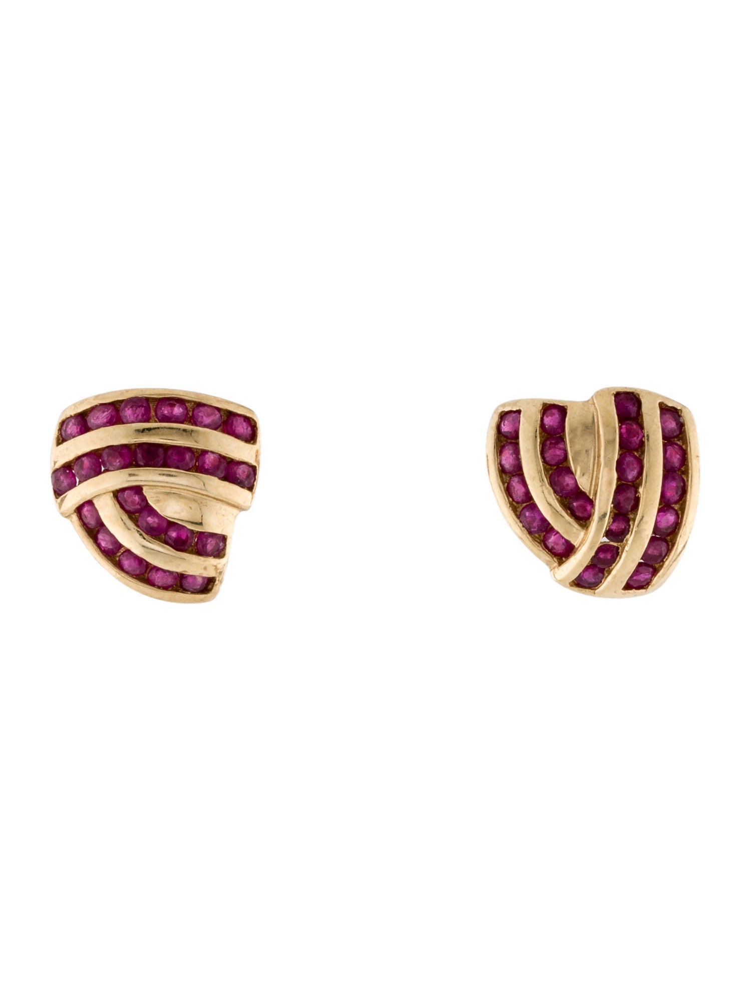 Earrings 14K 1.01ctw Ruby Stud