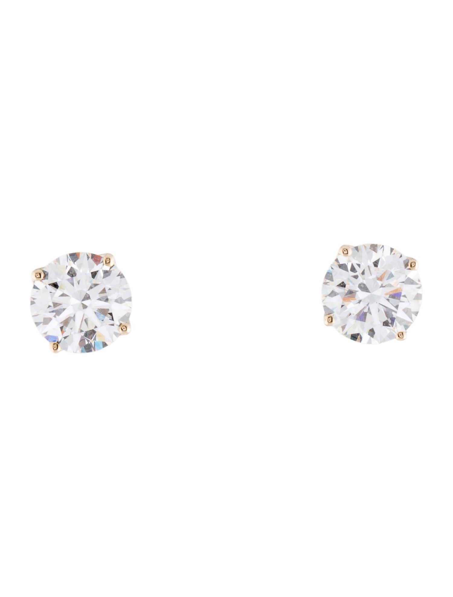 Earrings 14K 4.00ctw Lab-Grown Diamond Stud Earrings