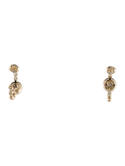 Earrings 14K Diamond Inside-Out Hoop Earrings