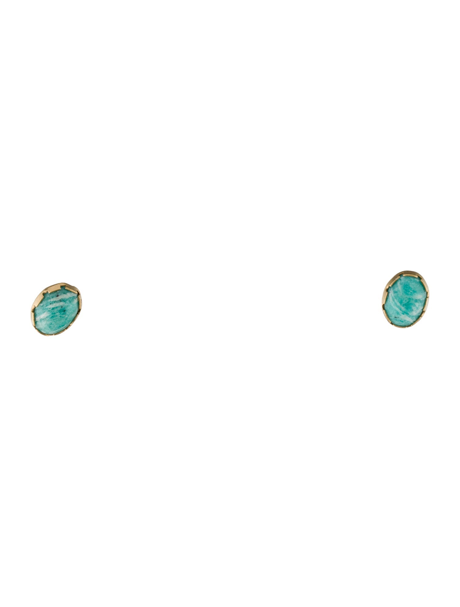 Earrings 14K Amazonite Stud Earrings