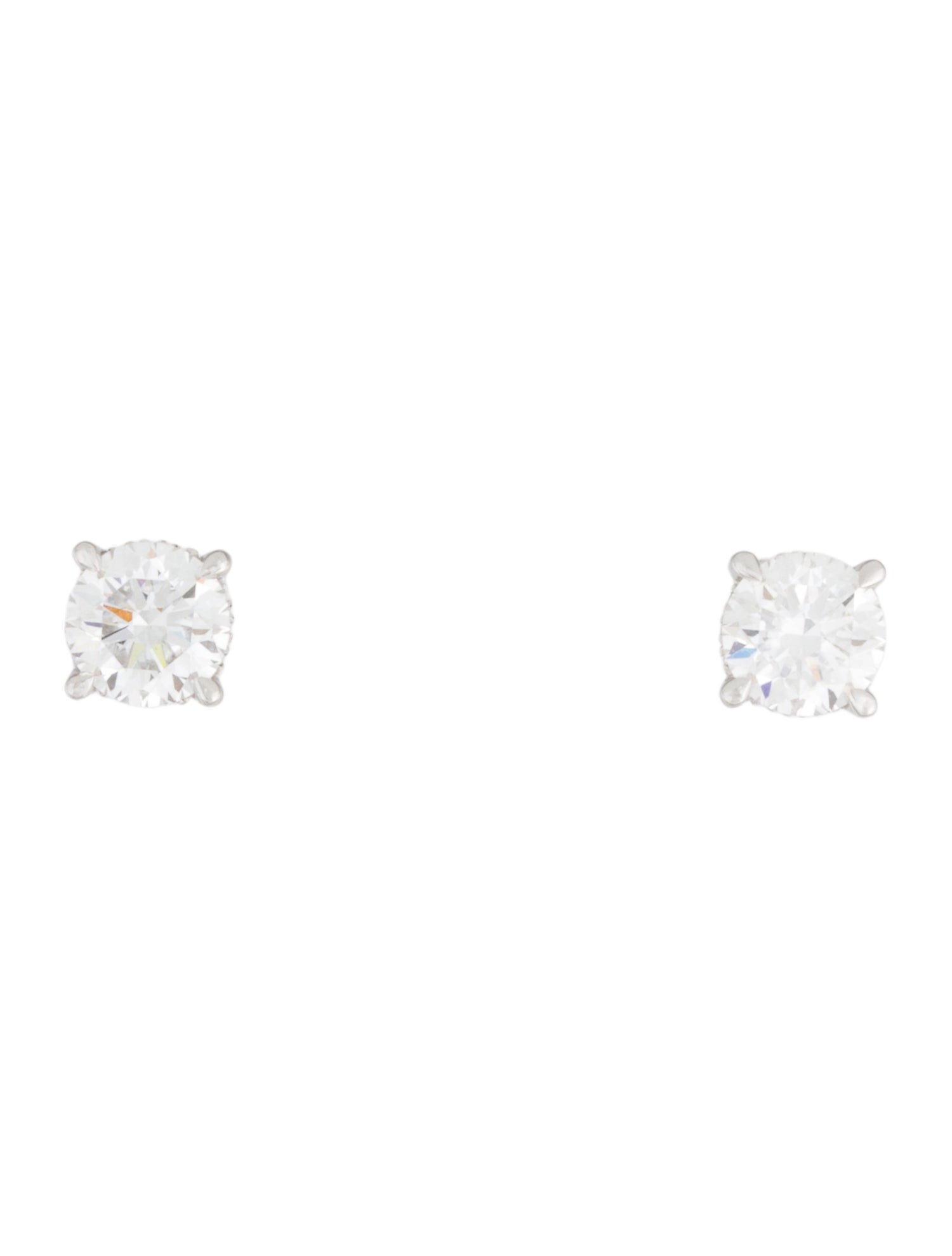 Earrings 14K 2.50ctw Lab-Grown Diamond Hidden Halo Stud Earrings